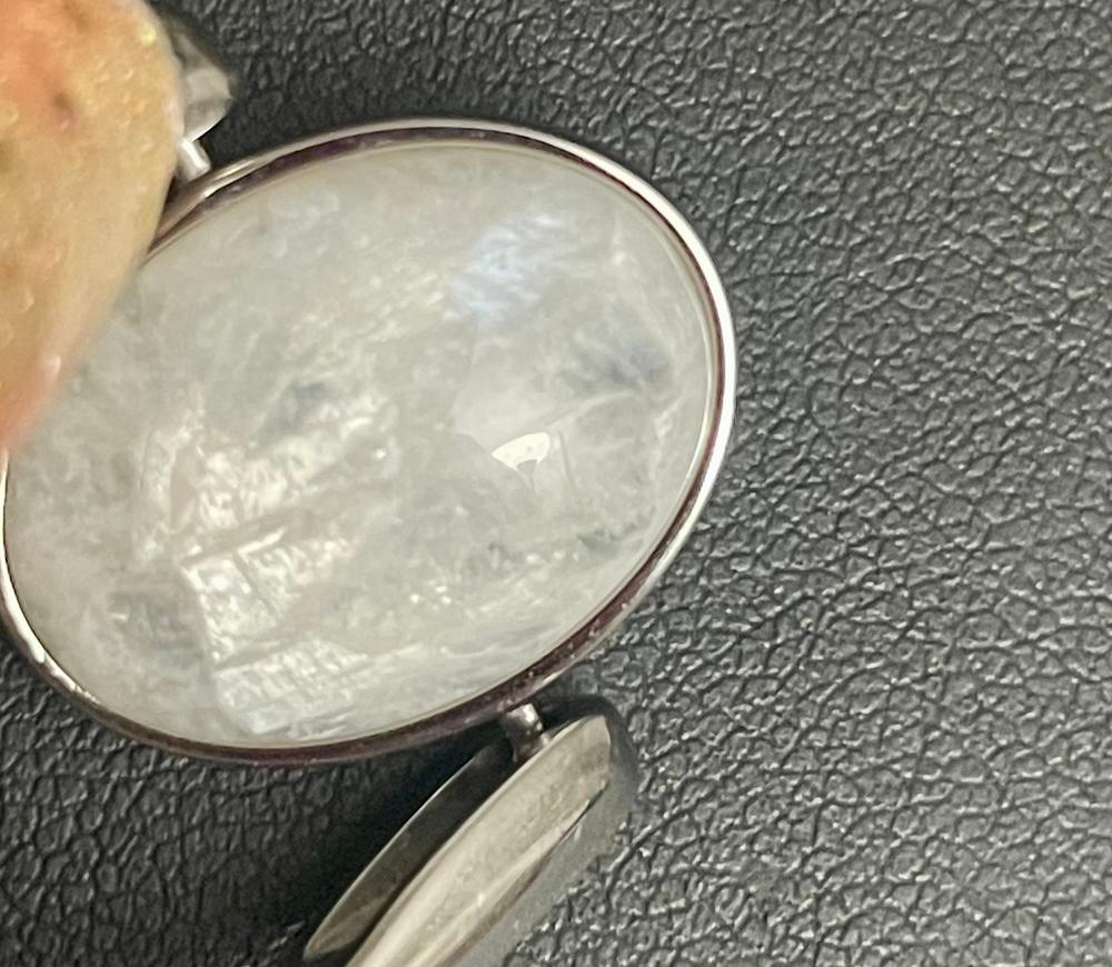 Moonstone Oval Crystal Element - Customer Photo From Diane