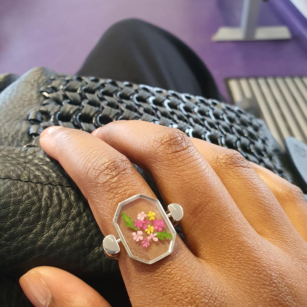 Pink + Blush Mini Bouquet Round Vessel Element – FoundKept Collab - Customer Photo From Elle