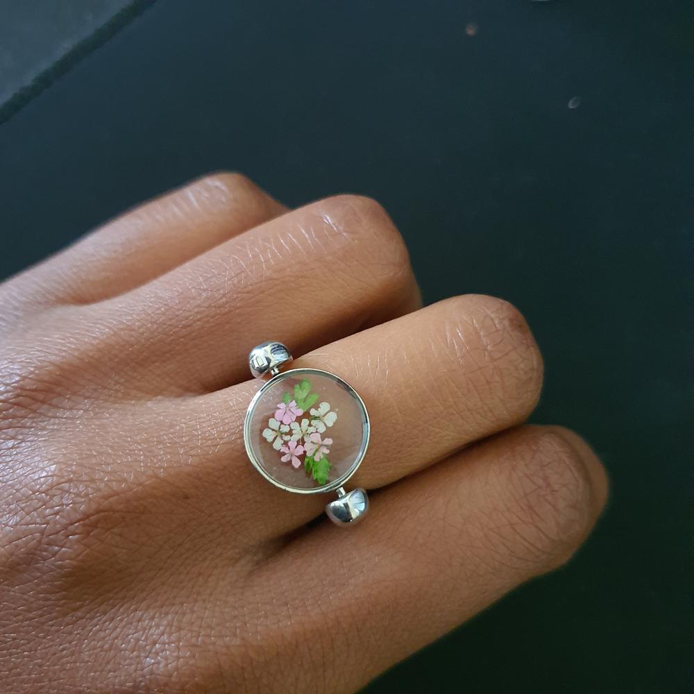 Pink + Blush Mini Bouquet Round Vessel Element – FoundKept Collab - Customer Photo From Elle