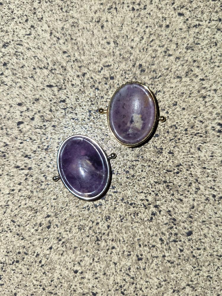 Purple Jasper Worry Stone Element - Customer Photo From Shelby Meeks