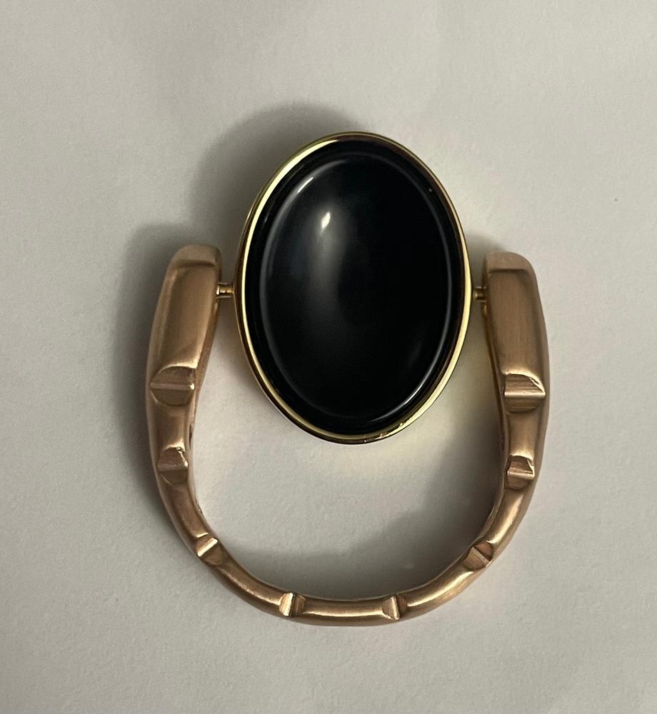 Onyx Worry Stone Element - Customer Photo From Diane 