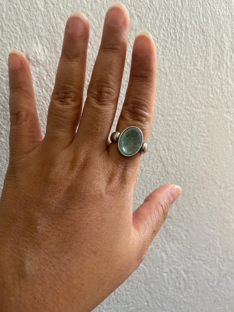 Amazonite Worry Stone Element - Customer Photo From Carolyn