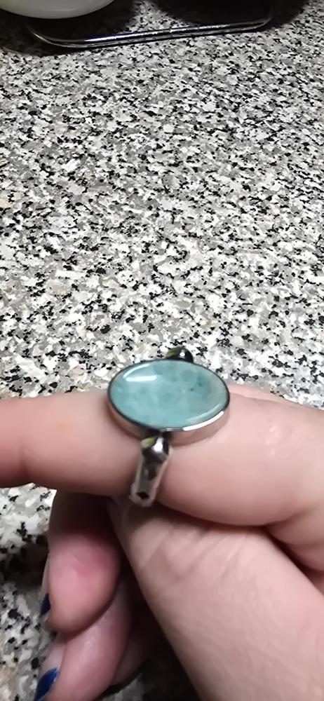 Amazonite Worry Stone Element - Customer Photo From Desiree Sanders