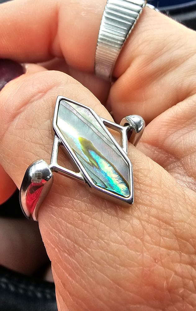 Abalone Shell TwinPoint™ Crystal Element – CK Collection - Customer Photo From Sarah G