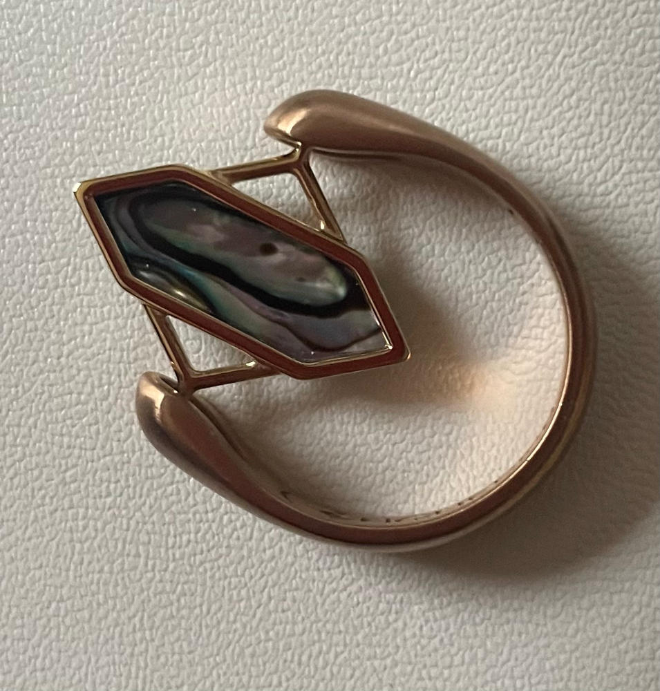 Abalone Shell TwinPoint Crystal Element – CK Collection - Customer Photo From Diane Vo