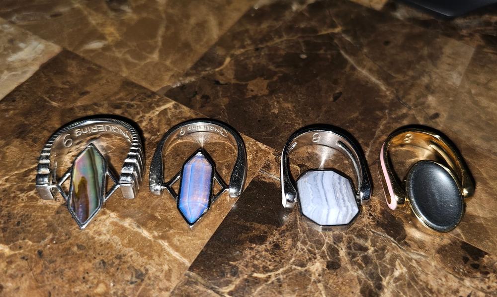 Abalone Shell TwinPoint™ Crystal Element – CK Collection - Customer Photo From Sarah G