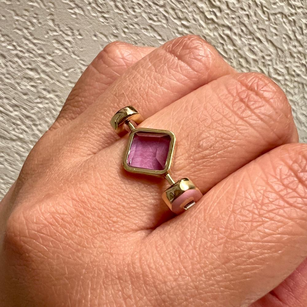 Birthstone CrossBar™ Element - Customer Photo From Megan