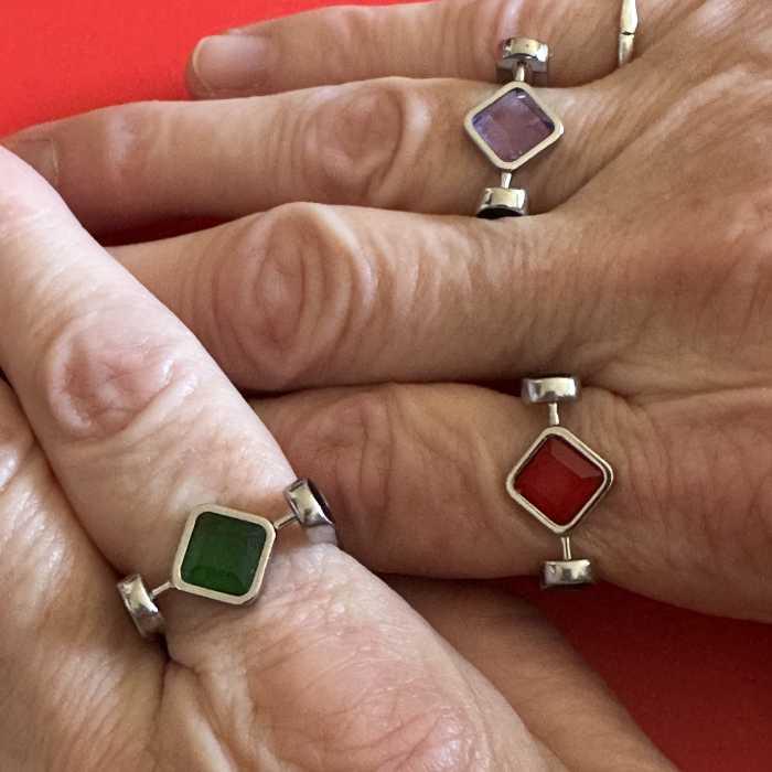 Birthstone CrossBar™ Element - Customer Photo From Laura R