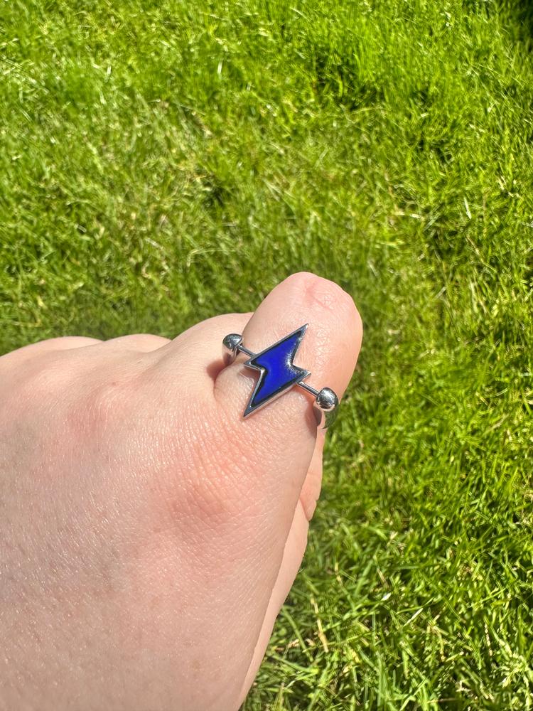 Mood Lightning Bolt Element (color changing) - Customer Photo From Autumn Swatt