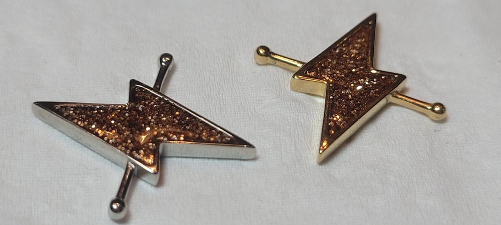 Glitter Lightning Bolt Element - Customer Photo From Karen walp