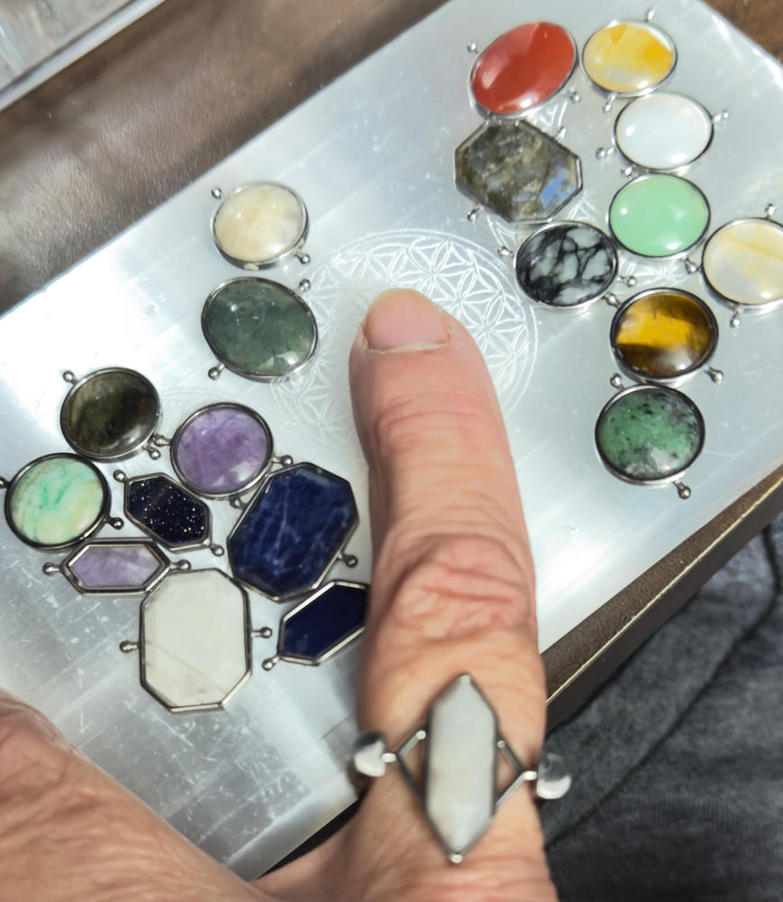 Moonstone TwinPoint™ Crystal Element - Customer Photo From Dori Zuckerman