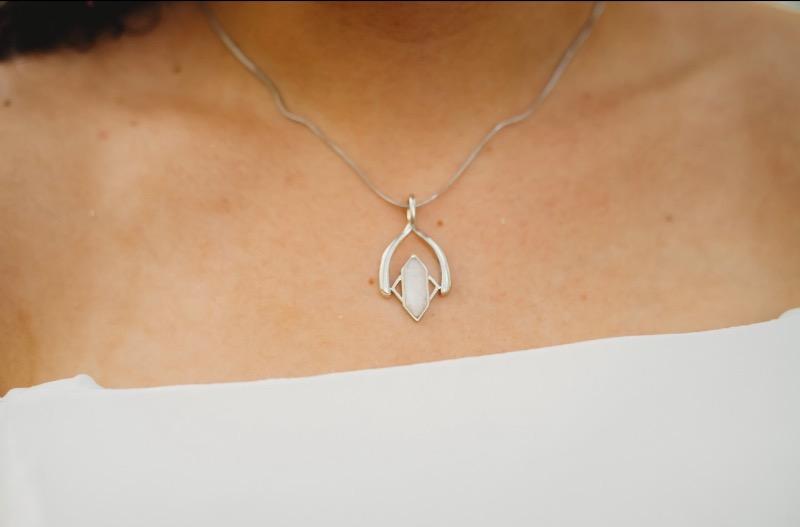 Moonstone TwinPoint™ Crystal Element - Customer Photo From Taylor