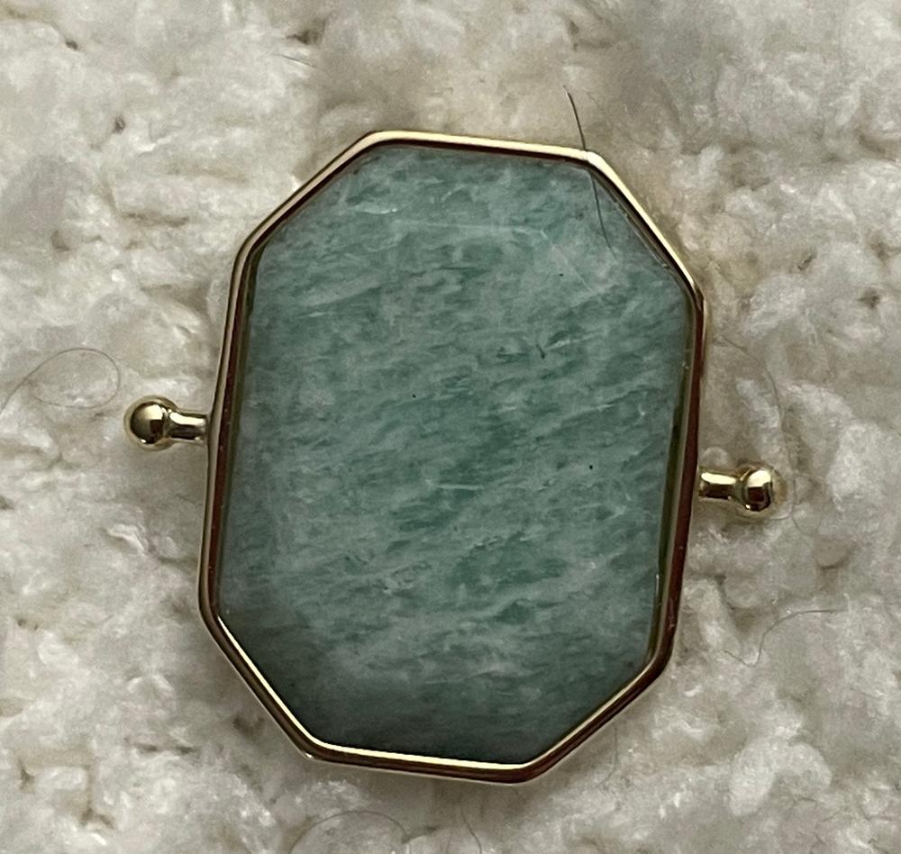 Amazonite Octangle™ Crystal Element - Customer Photo From Diane