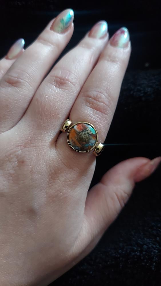 "Impression Sunrise" Mosaic Stone Element - Customer Photo From Emma