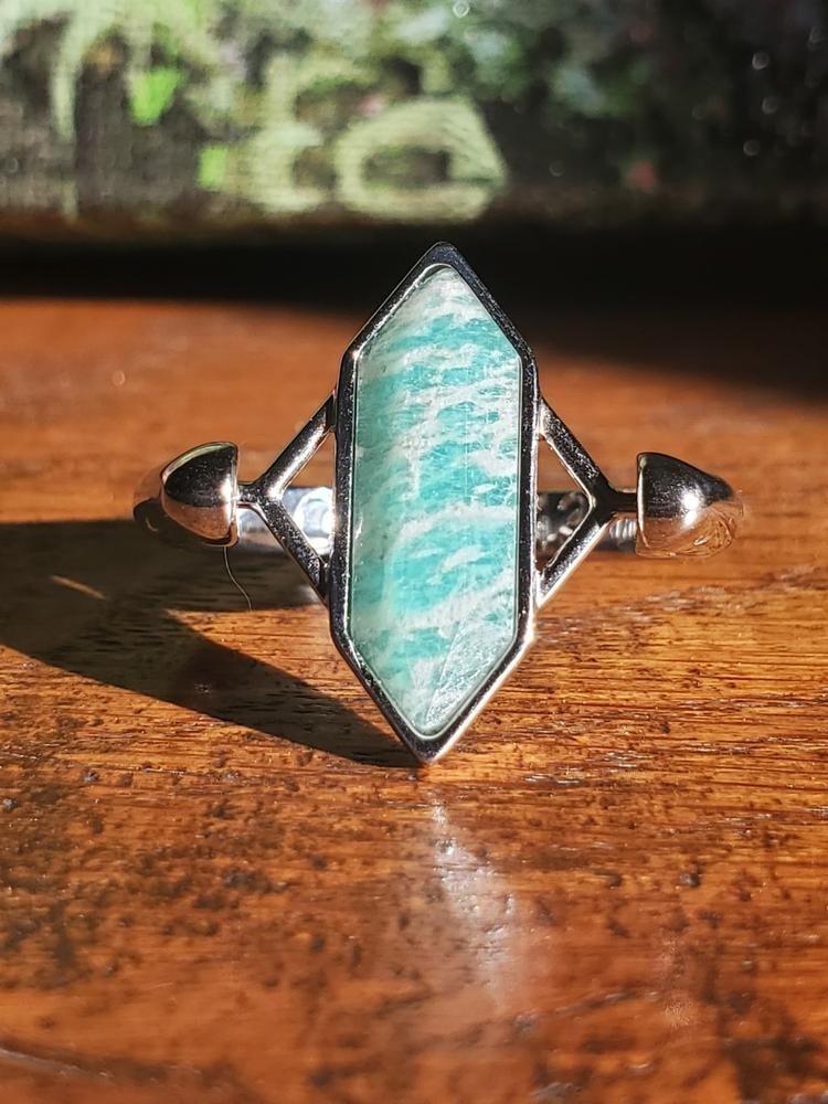 Amazonite TwinPoint™ Crystal Element - Customer Photo From Kasey Schaaf