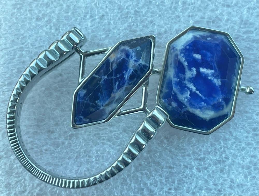 Sodalite TwinPoint™ Crystal Element - Customer Photo From Diane