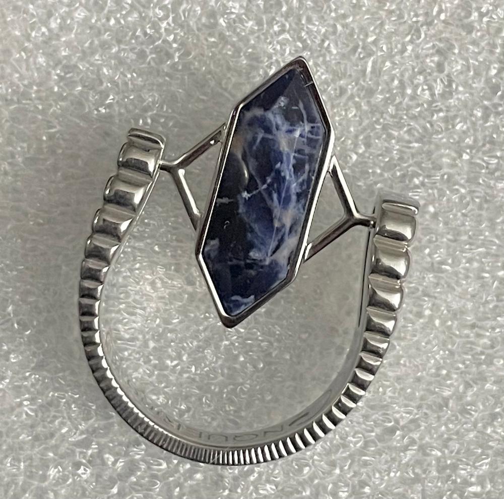 Sodalite TwinPoint™ Crystal Element - Customer Photo From Diane