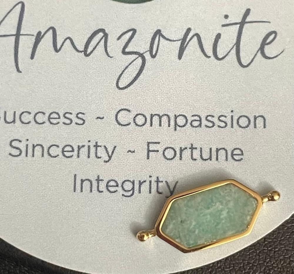 Amazonite HexBar™ Crystal Element - Customer Photo From Diane 