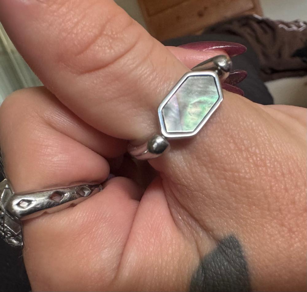 Gray Shell HexBar™ Crystal Element - Customer Photo From Cat