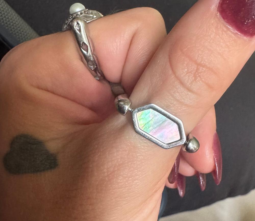 Gray Shell HexBar™ Crystal Element - Customer Photo From Cat