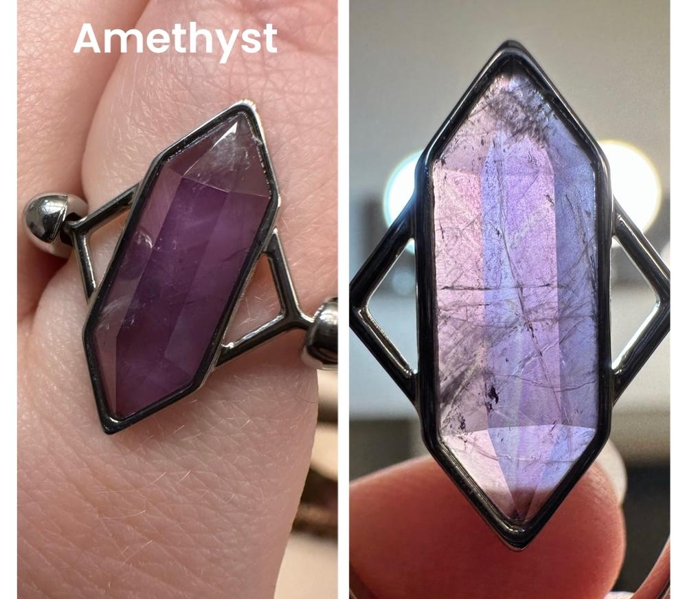 Amethyst TwinPoint™ Crystal Element - Customer Photo From Autumn Swatt