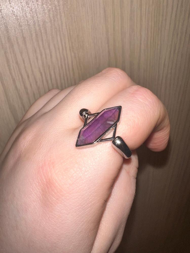 Amethyst TwinPoint™ Crystal Element - Customer Photo From Autumn Swatt