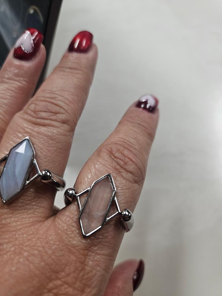 Rose Quartz TwinPoint™ Crystal Element - Customer Photo From Kaliopi