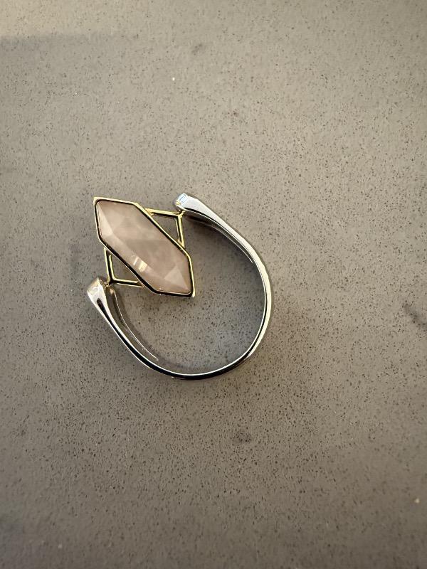 Rose Quartz TwinPoint™ Crystal Element - Customer Photo From Lynn Weingarten