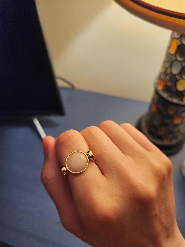 Pink Opal Round Crystal Element - Customer Photo From Charlene Van Reusen
