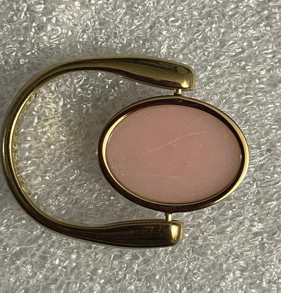 Pink Opal Oval Crystal Element - Customer Photo From Diane