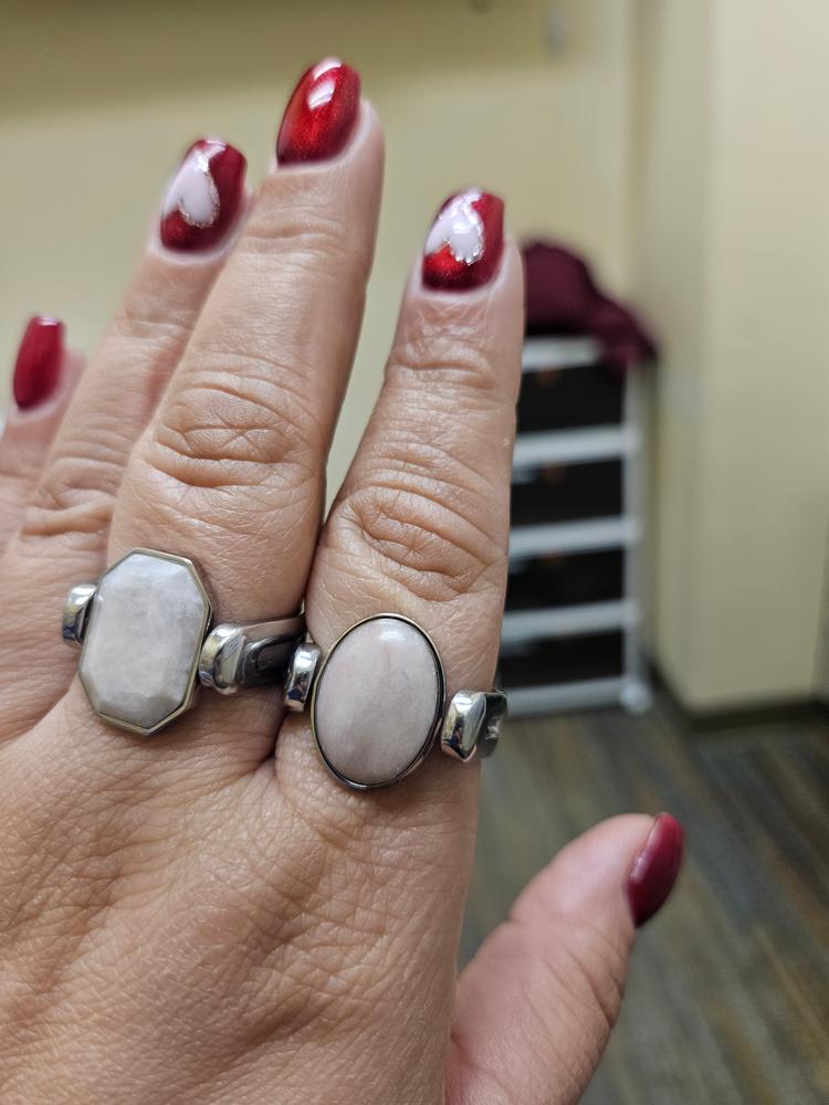 Pink Opal Oval Crystal Element - Customer Photo From Kaliopi