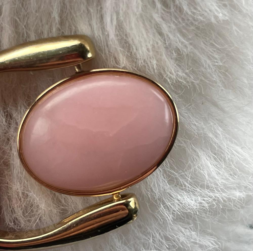 Pink Opal Oval Crystal Element - Customer Photo From Diane