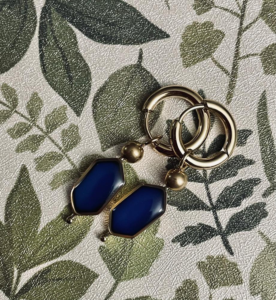 AuraDel™ Willow Earrings Base - Customer Photo From Diane
