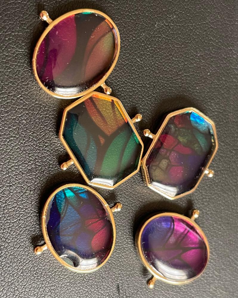 "Stained Glass" Vessel Collection - Customer Photo From Diane