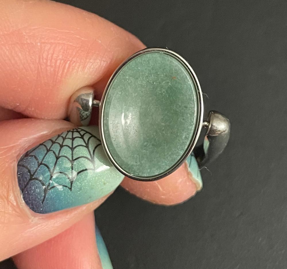 Green Aventurine Worry Stone Element - Customer Photo From Diane