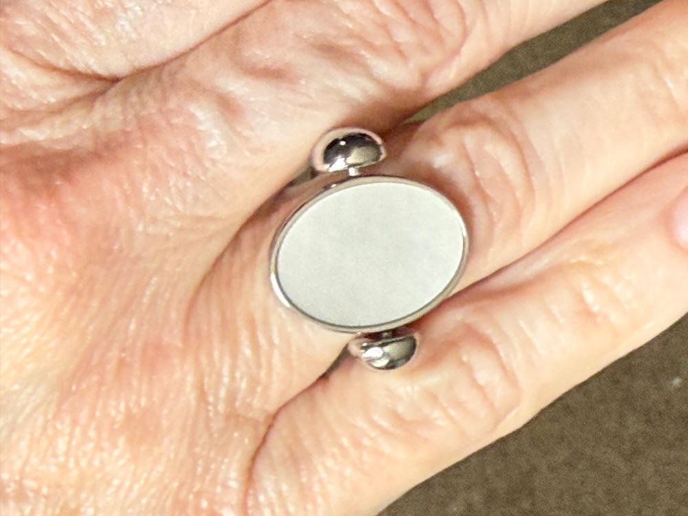 Mother of Pearl Oval Crystal Element - Customer Photo From Tracy Powell