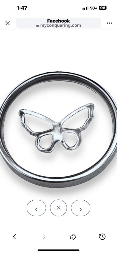 Encapture™ Butterfly Element - Customer Photo From Brenda Castillo