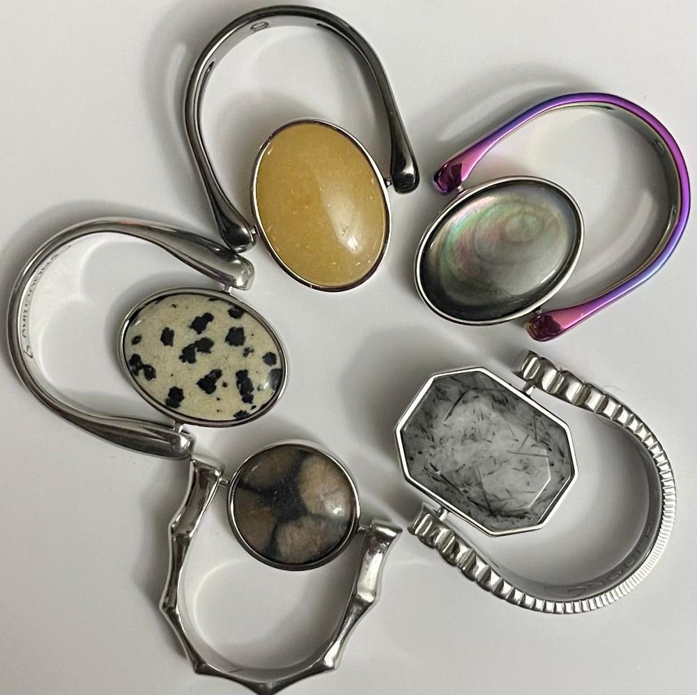 Chiastolite "Cross Stone" Round Crystal Element - Customer Photo From Diane
