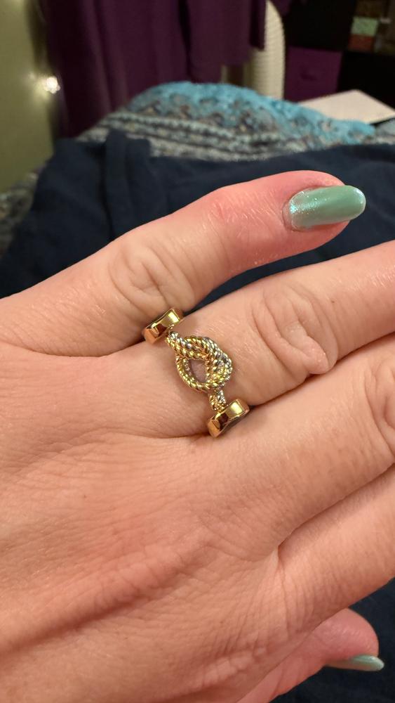 Love Knot CrossBar Element - CK Collection - Customer Photo From Nicole T