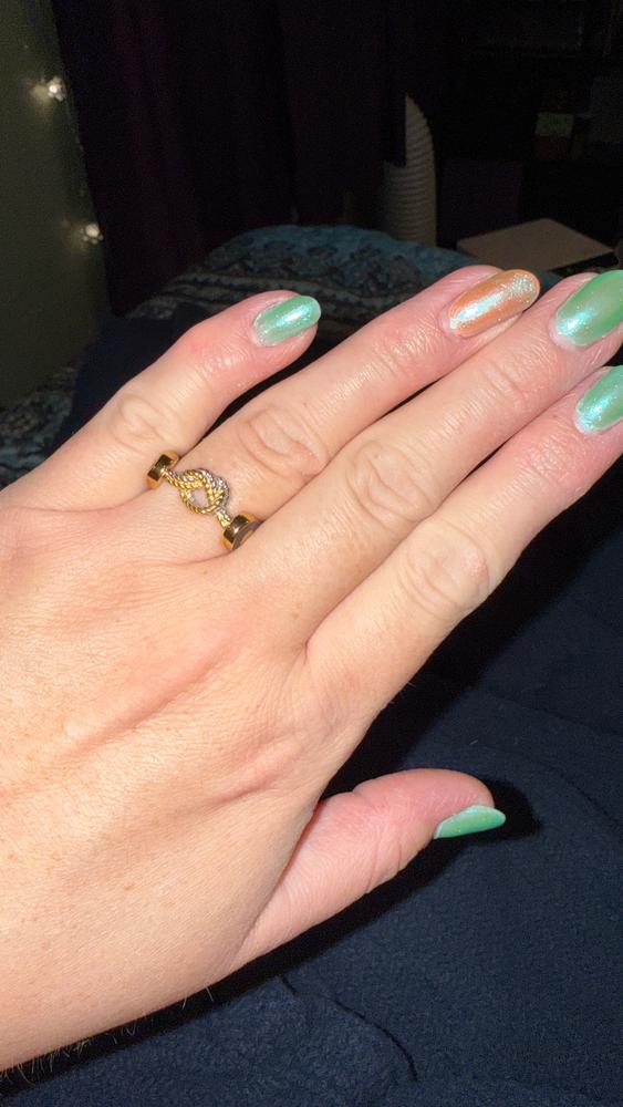 Love Knot CrossBar Element - CK Collection - Customer Photo From Nicole T