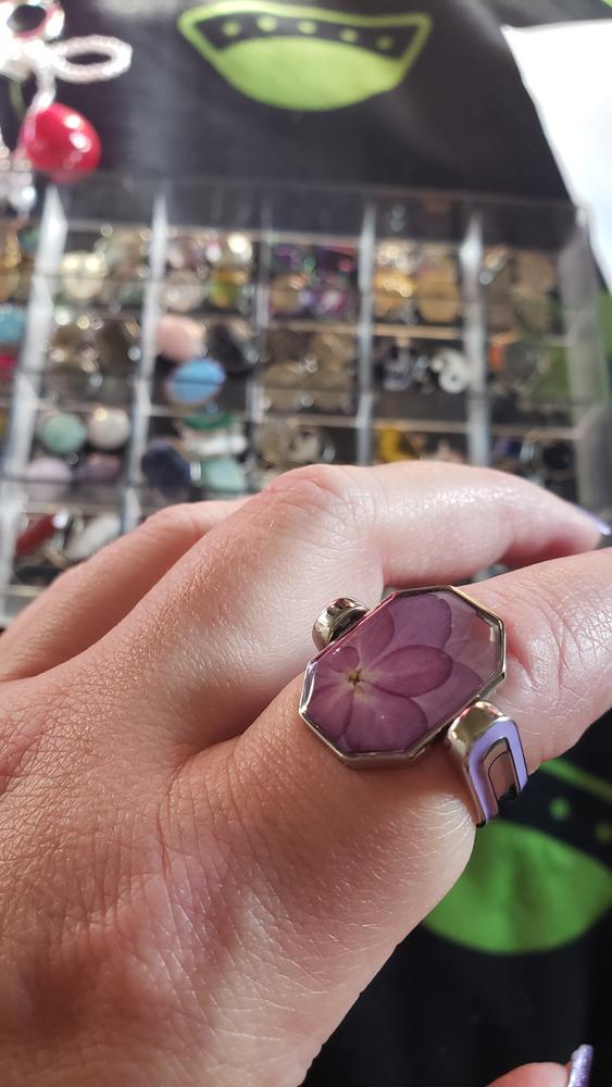 Hydrangea Octangle Vessel Element – FoundKept Collab - Customer Photo From Annie Eich