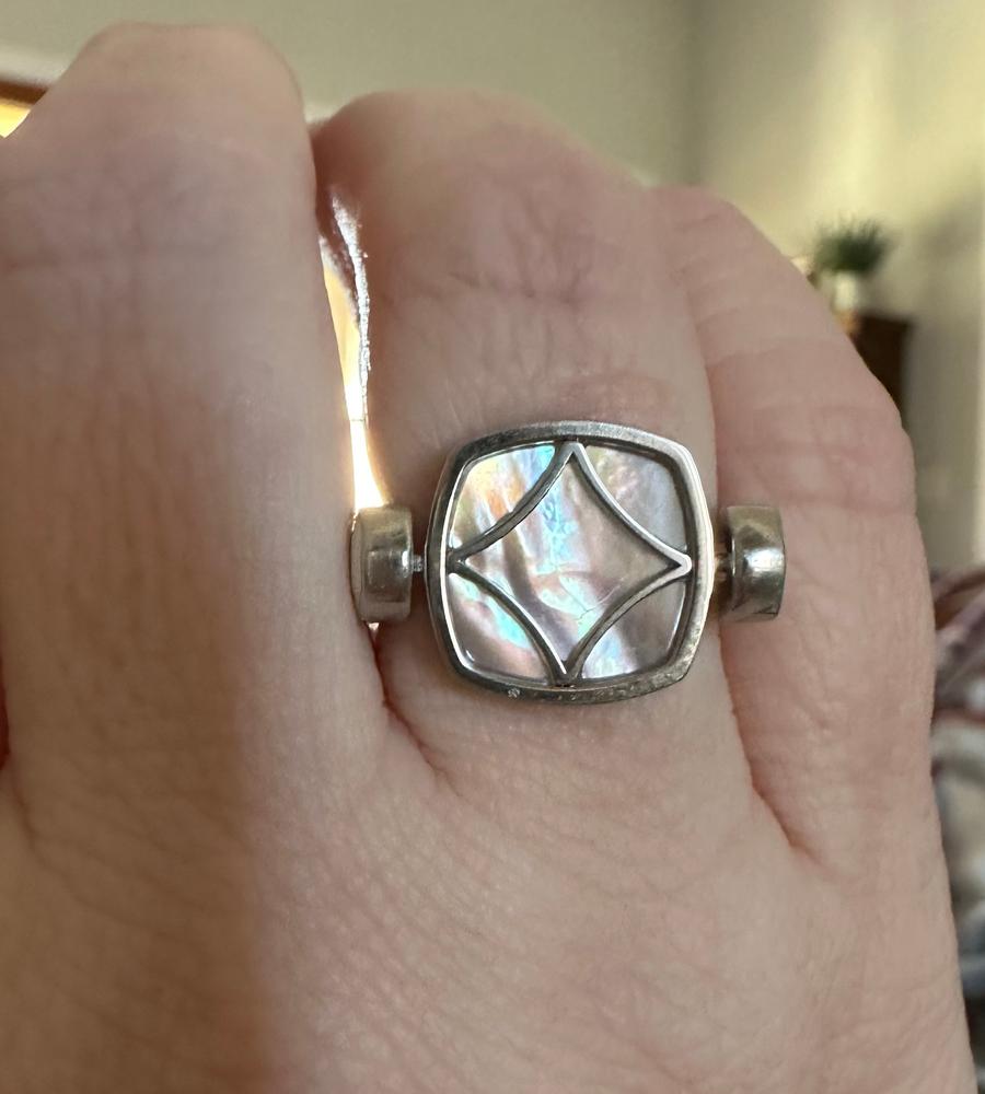Mother of Pearl ClaraVista™ Crystal Element - Customer Photo From Missy