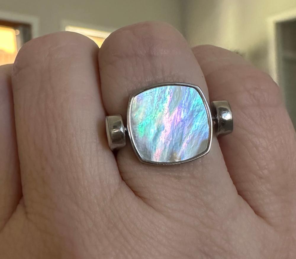 Mother of Pearl ClaraVista™ Crystal Element - Customer Photo From Missy
