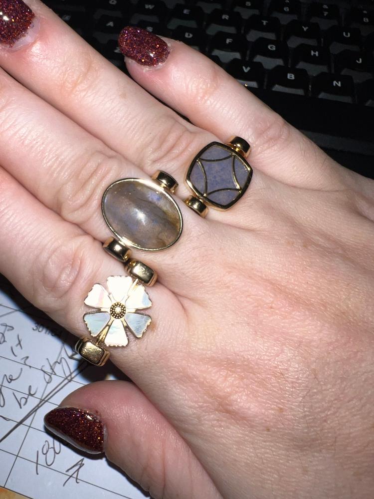Blue Aventurine ClaraVista™ Crystal Element - Customer Photo From Taylor