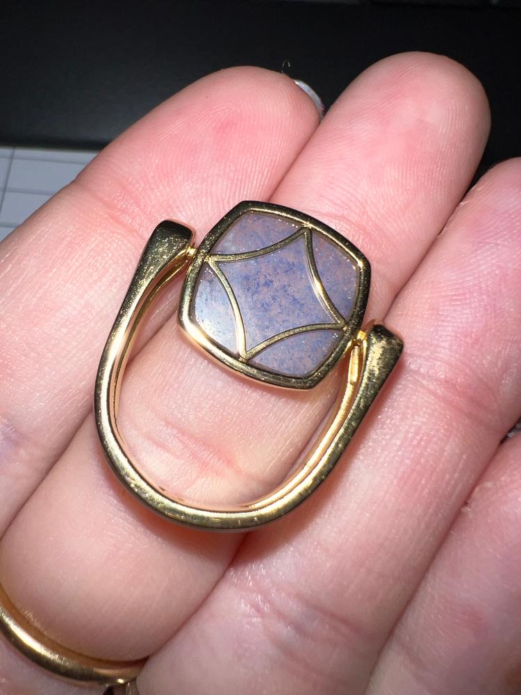 Blue Aventurine ClaraVista™ Crystal Element - Customer Photo From Taylor