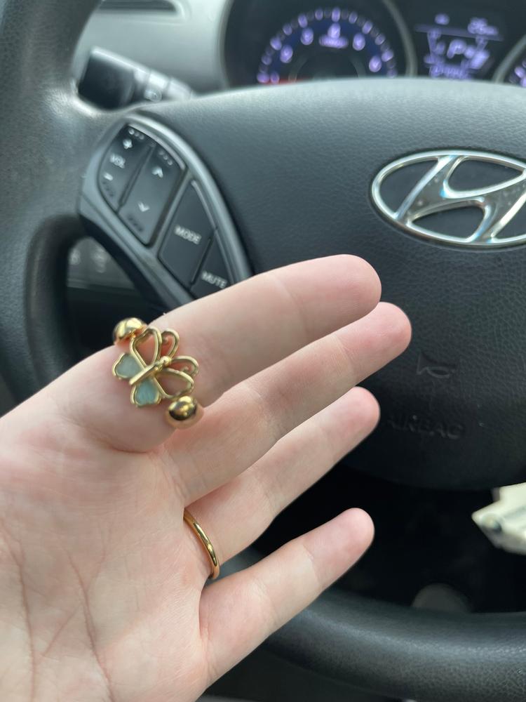Crystal Butterfly - Amazonite - Customer Photo From Larae Lanier
