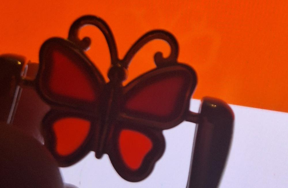 Crystal Butterfly - Carnelian - Customer Photo From Brandy