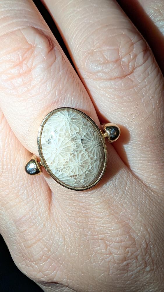 Fossil Coral Oval - Customer Photo From Jessica