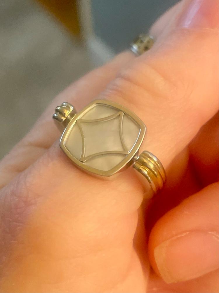 Tria™ Mixed-Metal Ring Band - Customer Photo From NC Shoegirl