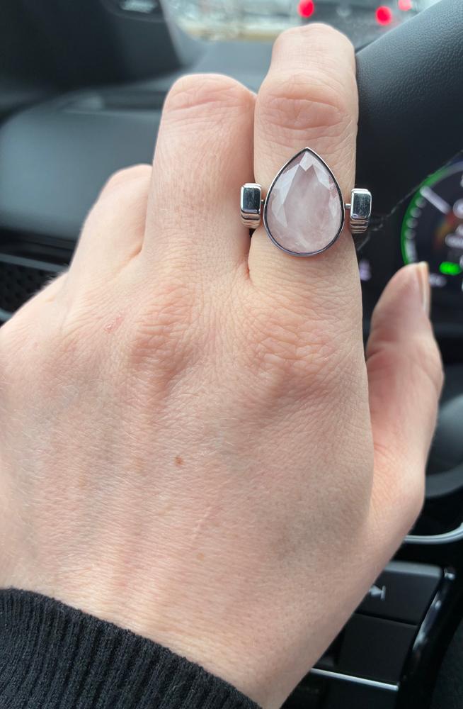Rose Quartz AquaPoint™ Crystal Element - Customer Photo From Dina